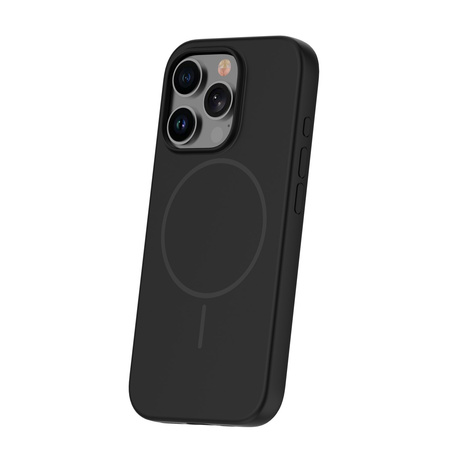 Nakładka Silicone Thin Mag do iPhone 17 6,3" czarna