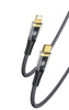 Yesido Kabel CA101 PD 20W Type-C/Lightning 1.2m PVC 3A, BLACK / CZARNY