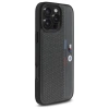BMW M Perforated Tricolor Detail Line Hülle für iPhone 16 Pro Max – Dunkelgrau