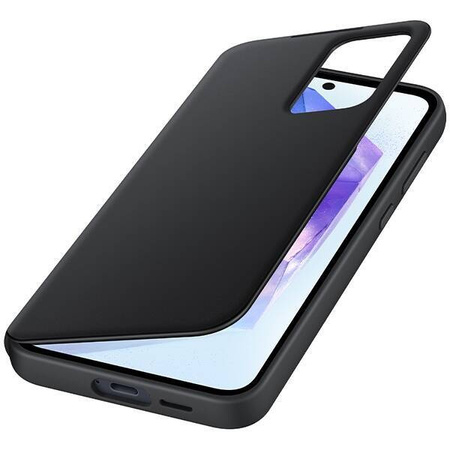Etui Samsung EF-ZA556CBEGWW A55 5G A556 czarny/black Smart View Wallet Case