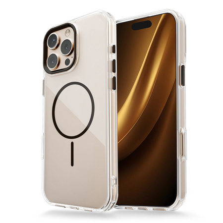 Nakładka Clear Thin Mag do iPhone 17 Pro 6,3" czarna