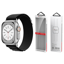 Yesido WB24 Pasek Sportowy Apple Watch Loop 42/44/45 BLACK/CZARNY