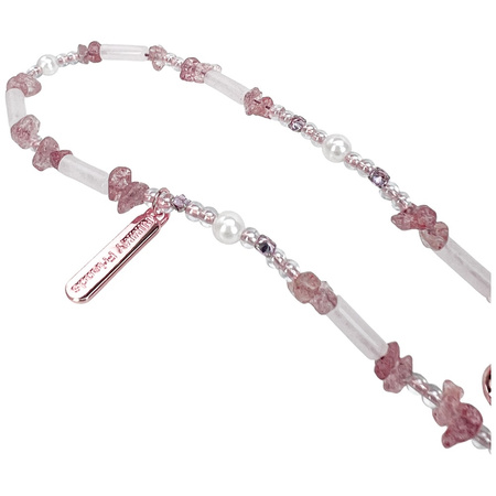 Zawieszka na torebkę handstrap Nimmy     Magnetic fashion różowy