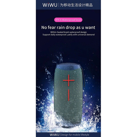 WiWU - Głośnik bezprzewodowy Thunder P40 LED Light