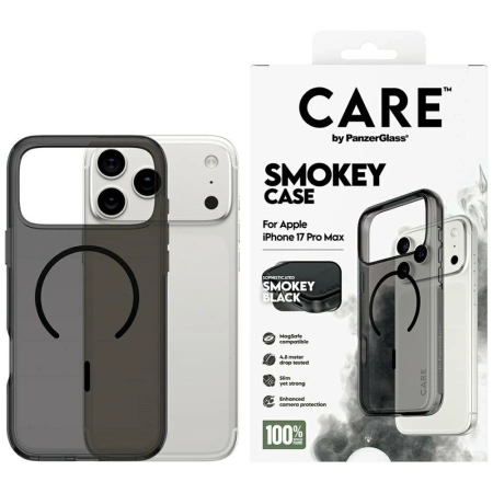 CARE by PanzerGlass Flagship Urban Explorer Case mit schwarzem MagSafe für iPhone 17 Pro Max - Schwarz