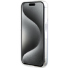 Oryginalne Etui APPLE IPHONE 15 PRO MAX Guess Hardcase IML Iridescent MagSafe (GUHMP15XHITSU) fioletowe