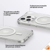 PanzerGlass HardCase with MagSafe with D3O and Military Grade Certified for iPhone 15 Pro - Transparent
