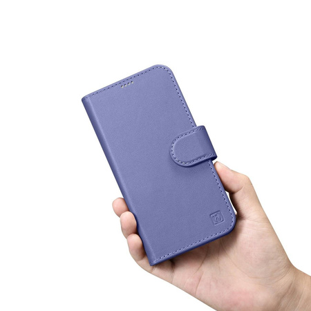 iCarer Wallet Case 2in1 iPhone 14 Plus Flip Leather Cover Anti-RFID Light Violet (WMI14220727-LP)