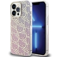 Hello Kitty IML Gradient Electrop Crowded Kitty Head Hülle für iPhone 13 Pro / 13 – Rosa