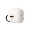 Karl Lagerfeld Silicone NFT Karl Head 3D - Etui AirPods Pro 2 (biały)