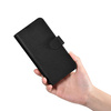 iCarer Wallet Case für Samsung Galaxy S23+ Ledertasche Geldbörse schwarz
