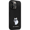 Karl Lagerfeld nakładka do iPhone 14 Pro Max 6,7" KLHCP14XSMHCNPK czarna HC Silicone C Metal Pin