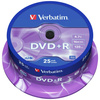 Verbatim Płyta DVD-R 4.7GB 16x AZO srebrny/matt silver 25szt 43500