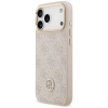 Etui Guess 4G Strass Logo MagSafe na iPhone 17 Pro Max - różowe