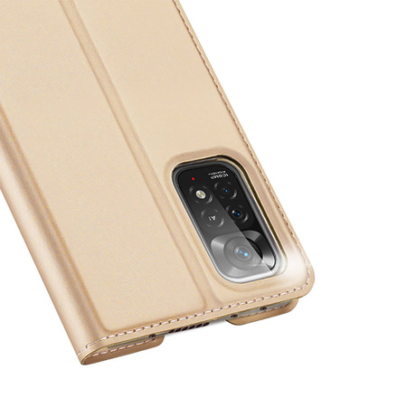 Dux Ducis Skin Pro kabura etui pokrowiec z klapką Xiaomi Redmi Note 11 Pro+ 5G / 11 Pro 5G / 11 Pro złoty
