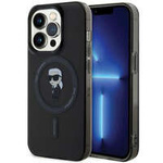 Karl Lagerfeld IML Ikonik MagSafe Hülle für iPhone 15 Pro – Schwarz