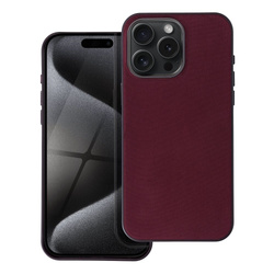 Woven Mag Cover kompatybilne z MagSafe do IPHONE 15 PRO burgundowy