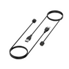 ŁADOWARKA USB MI BAND / SMART BAND 5/6/7 BLACK / CZARNY, 100CM