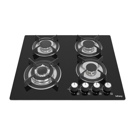 IsEasy Four-head glass gas stove-white style MGBG-604B