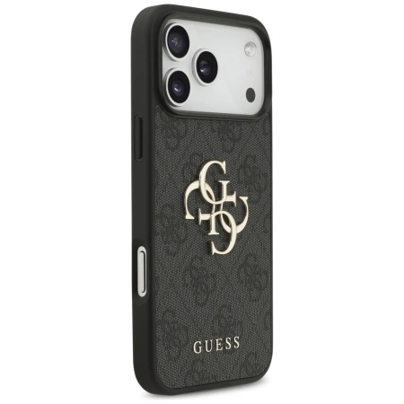 Etui Guess 4G Strap 4G Classic Logo na iPhone 17 Pro Max - czarne