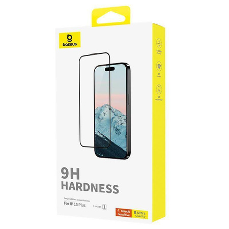 Tempered Glass APPLE IPHONE 15 PLUS Baseus Diamond Glass Clear