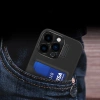 Leder Stand Case Hülle für iPhone 14 Plus Cover Card Wallet mit Ständer schwarz