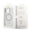 Guess Metal Outline MagSafe - Etui iPhone 14 Pro Max (przezroczysty)