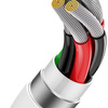 BASEUS kabel USB A do Typ C PD 100W 1,5m biały P10320102214-02