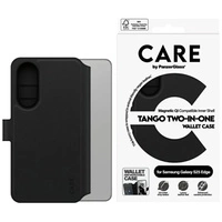 CARE by PanzerGlass Feature Tango 2in1 Wallet Qi Case for Samsung Galaxy S25 Edge - Black