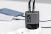 FORCELL F-ENERGY GaN VT-39 ładowarka sieciowa Typ C + USB A PD QC4.0 4A 45W szara