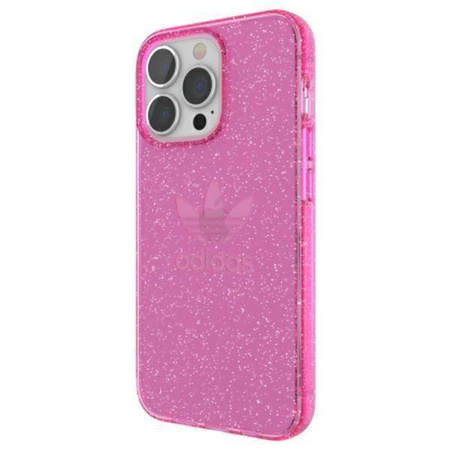 Adidas OR Protective iPhone 13 Pro / 13 6.1 &quot;Clear Case Glitter pink / pink 47121