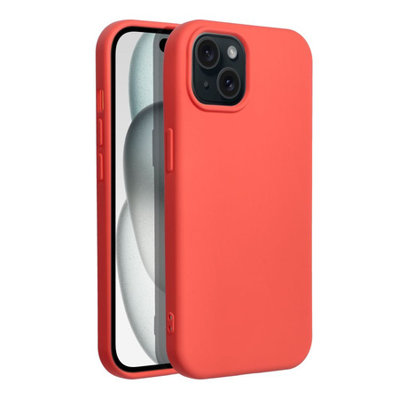 Futerał SILICONE do IPHONE 15 brzoskwiniowy