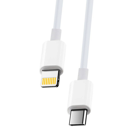 Maxlife kabel MXUC-05 USB-C - Lightning 1,0 m 20W biały