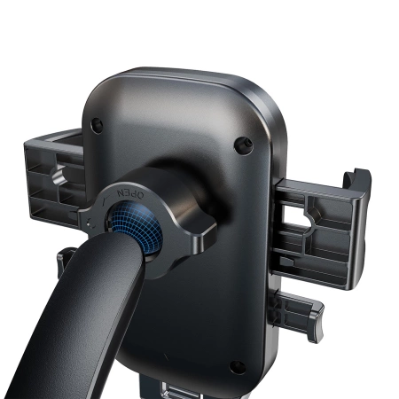 Joyroom JR-OK6 clamp phone holder for glass - black