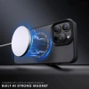Wozinsky Carbon Fiber Case with MagSafe for Samsung Galaxy S25+ - Black