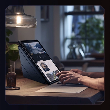 Etui Nillkin Bumper Leather Case Pro na Samsung Galaxy Tab S9+ - czarne