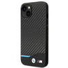 Hülle BMW BMHCP14S22NBCK iPhone 14 6.1 &quot;schwarz / schwarzes Leder Carbon