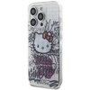 Hello Kitty IML Kitty On Bricks Graffiti case for iPhone 15 Pro - white