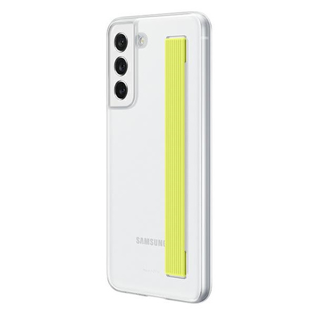 Samsung Clear Strap Cover etui pokrowiec do Samsung Galaxy S21 FE biały (EF-XG990CWEGWW)