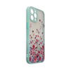 Design Case for iPhone 12 Pro flower case light blue