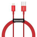 Baseus Superior kabel USB - Lightning 2,4 A 1 m czerwony (CALYS-A09)