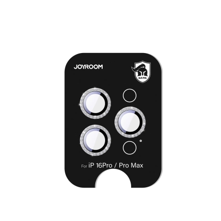 Joyroom JR-MSJ0309 protective glass for iPhone 16 Pro/16 Pro Max lenses - titanium