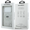 Karl Lagerfeld IML Karl Head Logo MagSafe Case for iPhone 17 Pro Max - Gray