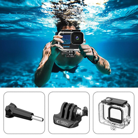 TECH-PROTECT WATERPROOF CASE GOPRO HERO 9/10/11/12 CLEAR GA200