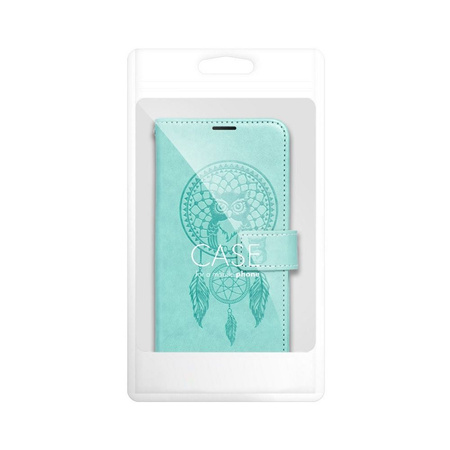 Kabura MEZZO Book do SAMSUNG S24 FE łapacz snów zielony
