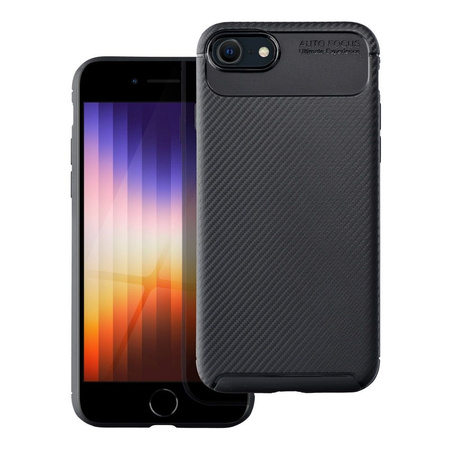 Futerał CARBON PREMIUM do IPHONE 7 / 8 / SE 2020 / SE 2022 czarny