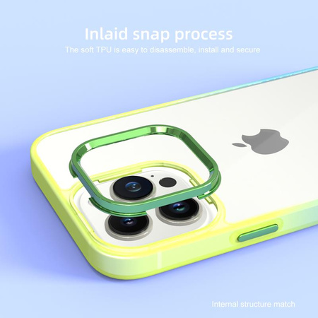 Case IPHONE 11 PRO MX Rainbow green-blue
