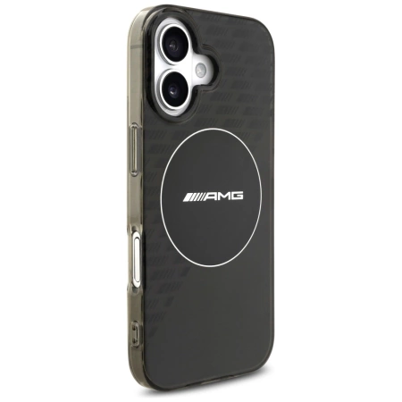 AMG Nauble Layer Transparent Smocked MagSafe Case for iPhone 17 - Black
