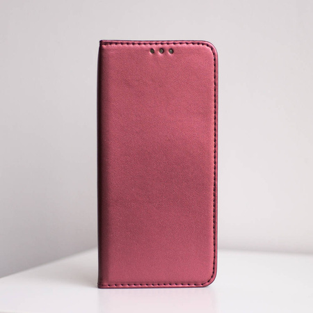 Etui Smart Magnetic do Samsung Galaxy A14 4G / A14 5G burgundowe