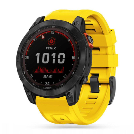 Pasek do GARMIN FENIX 5 / 6 / 6 PRO / 7 Tech-Protect IconBand żółty